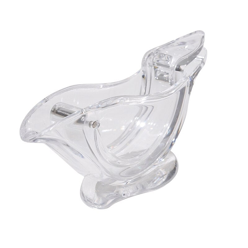 Transparent Fruit Squeezer with Acrylic Lemon Clip